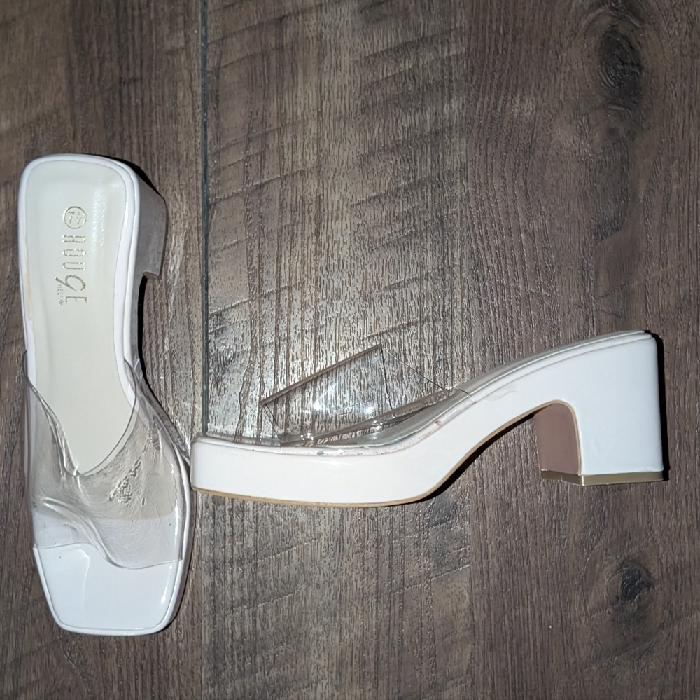 Clear Strappy Sandal